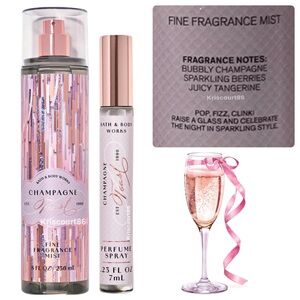BBW Champagne Toast 2PC Set NEW